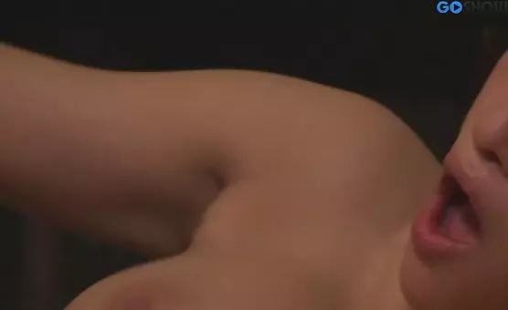 Brunette Receives Oral Pleasure on Chair