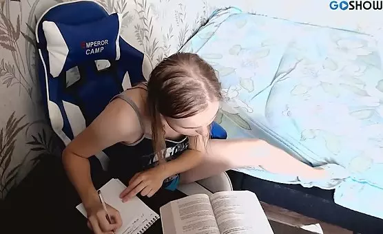 Naughty Teacher Seduces Student with Bare Breasts