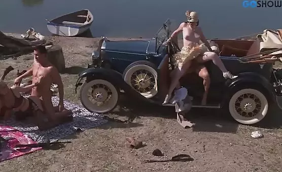 Vintage Orgy Outdoor Encounter Luxurious Actresses Unleashed